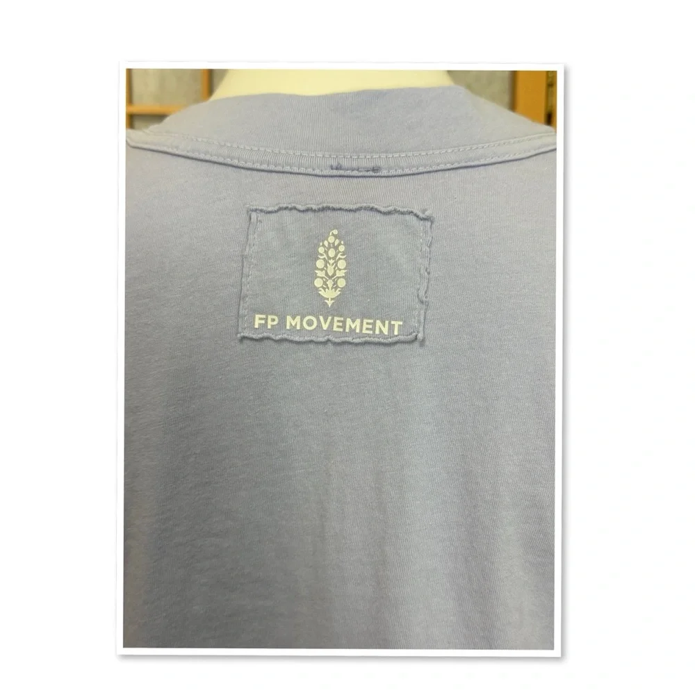 FP Movement by Free People Light Blue Short Sleeve Tee - Picture 5 of 8
